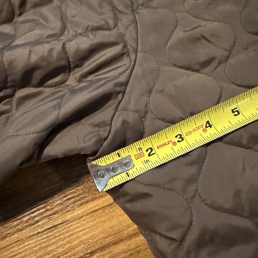 Vintage Abercrombie & Fitch SHERPA QUILTED BOMBER XL - Picture 8 of 9